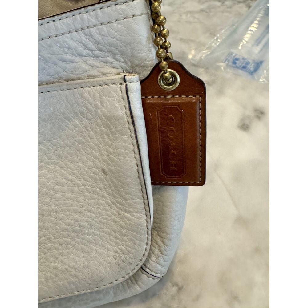RARE Vintage Y2K Coach Soho Signature Leather Flap Shoulder Bag - Picture 2 of 16